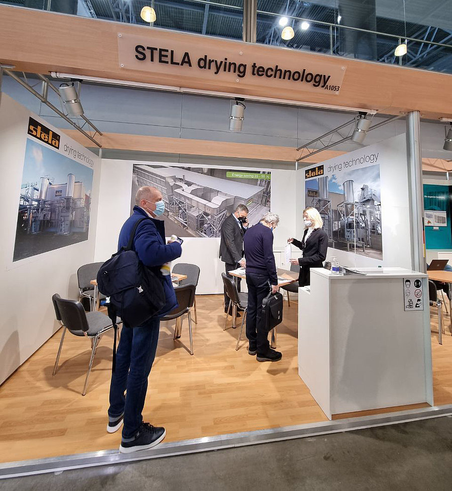 Stela at the Exhibition Woodex